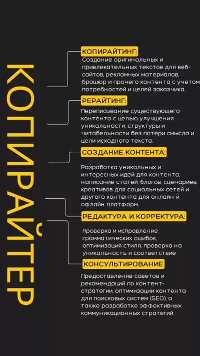 Копирайтер, создатель контента, автор текста, рерайтер